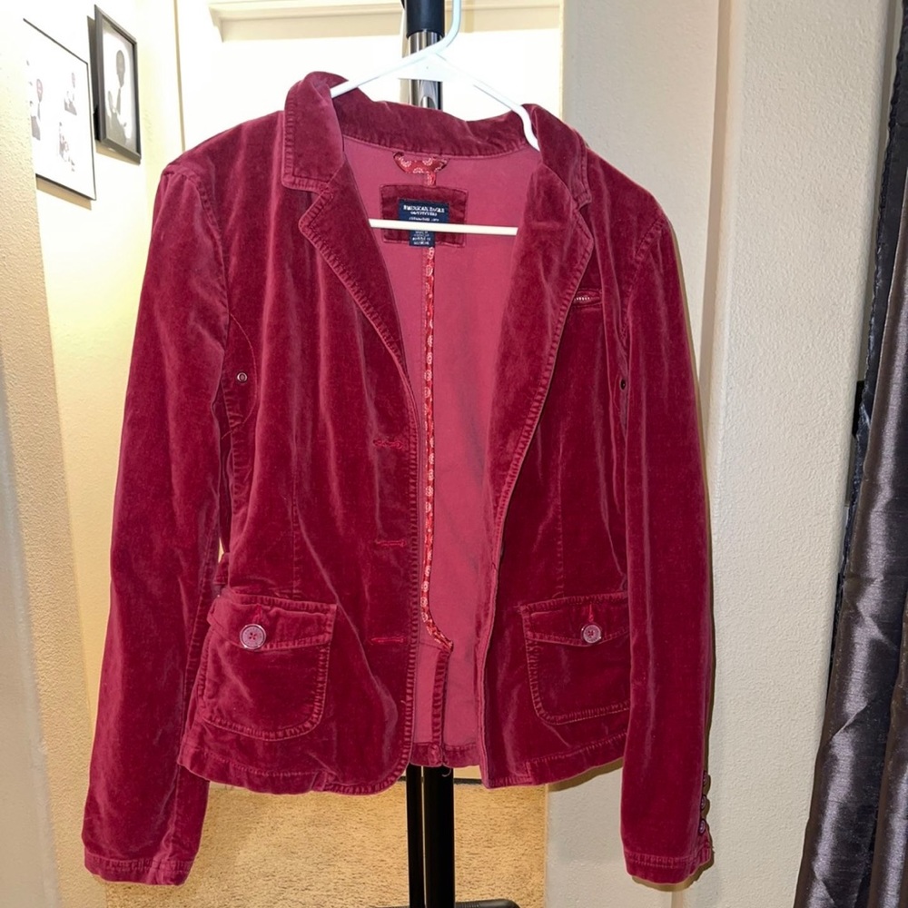 Soft velvet like jacket